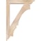 Ekena Millwork Balboa Traditional Smooth Bracket w/ Offset Brace, Douglas Fir, 5 1/2"W x 28"D x 40"H BKT0604X28X40BOA01SDF - alternate 2
